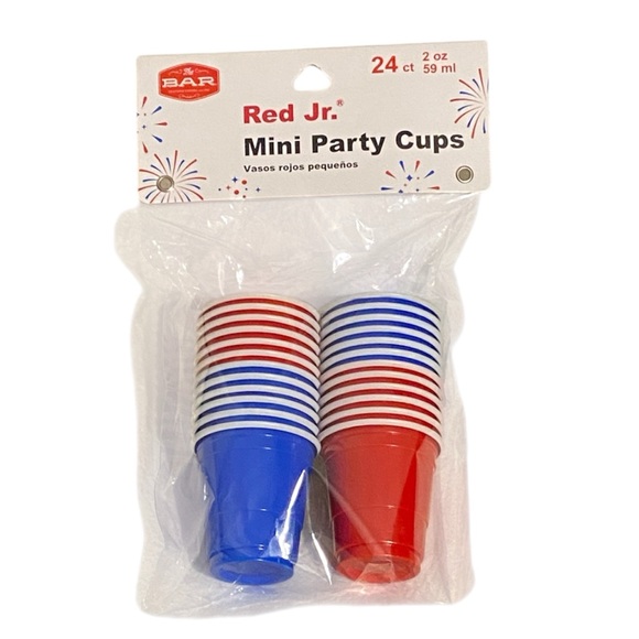 Cup & Ball Game w/Red Jr. Mini Party Cups (NWT!) - Picture 3 of 3